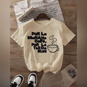 Café y Ron Graphic Tee
